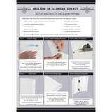 Grow Light Kit 1000w - 1100w DE UHF HPS - Defender Reflector - Hellion By Adjust-A-Wings