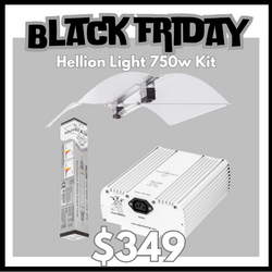 Hellion HPS DE 600w - 750w UHF Medium Defender Grow Light Kitset - Adjust-A-Wings