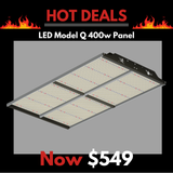 LED 400w Q series Panel - Dimmable full spectrum grow light