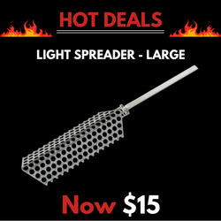 Light Spreader Silver Enforcer Large 1000w only fits Adjust-A-Wings Lamp Holder