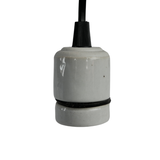 Lamp holder Socket Ceramic E27 Screw c/w Lead and Switch