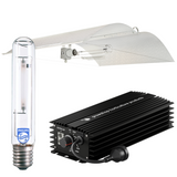 Grow Light Kit 600w Digital Ballast GHP, Son-T Philips HPS Lamp & Large Avenger Adjustawings