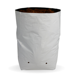 Planter Bag 11.34 Litre White-Black Pack of 25