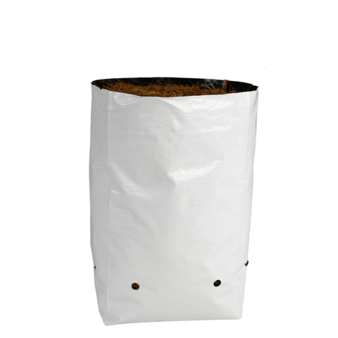 Planter Bag 3.78 Litre White-Black Pack of 25