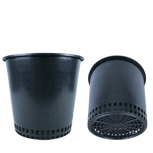 Pot 5.4 Litre Mesh Base - Large Wick Black