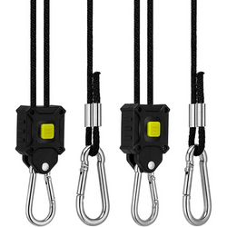 1/8" Rope ratchet 68 kg rated light hangers - Pack of 2