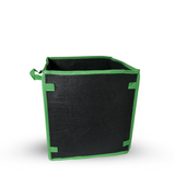 Fabric Pot Heavy Duty Square 11.4 Litre - 3 Gallon c/w Handles