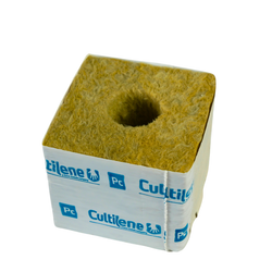 Stonewool Cube 75mm x 75mm x 65mm with Hole