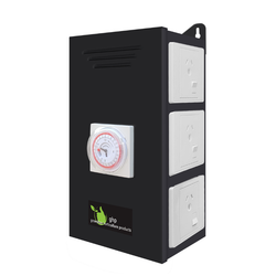 Timer Box 6 Outlet - Heavy Duty Timer with 6 Switched Power Outlets