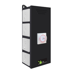 Timer Box 8 Outlet - Heavy Duty Timer with 8 Switched Power Outlets