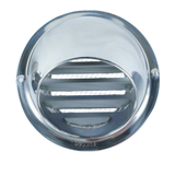 Wall Vent Hood Outlet 100mm Slats & Screen - Stainless Steel