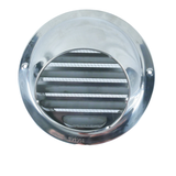 Wall Vent Hood Outlet 150mm Slats & Screen - Stainless Steel