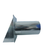 Wall Vent Outlet 150mm Screened - Galvanised steel