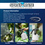 Mist Sprayer 2 Litre USB powered no pumping required - Spray Mate