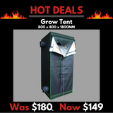 Grow Tent Hulk Silver 800 x 800 x 1800mm