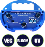 LED Grow Light 500w PRO 2.9 μmol/j - 6 Bar with Controllable Spectrums Veg-Bloom-UV - Hellion