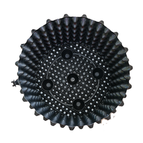 Root Pot 19 Litre - 5 Gallon - c/w Side, Base and 3 Screw in Clips