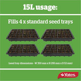 Seed Raising Mix Black Magic 15 Litre - Yates