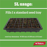 Seed Raising Mix Black Magic 5 Litre - Yates