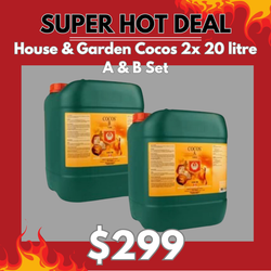 House & Garden Cocos 2 x 20 Litre A & B Set