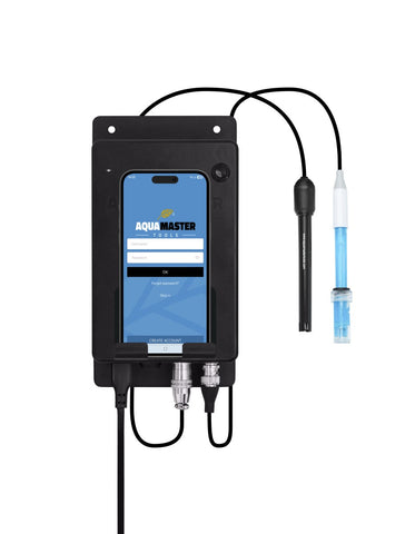 Monitor pH, EC / CF & Temp APP display via Wi-Fi  - W650 Pro Aquamaster