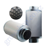 Silencer 100mm Inline Duct Connection - Acoustic noise reducer of Fan & Ducting noise by up to 50 %