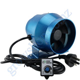 Kit Carbon Filter 100mm x 300mm, 10 Metre Ducting & 100mm EC Mixed flow speed adjustable Fan