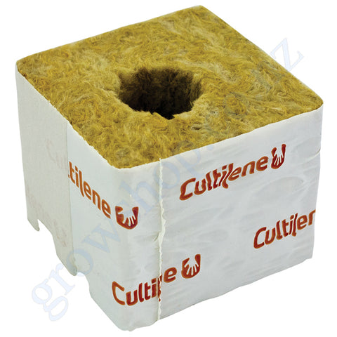 Rockwool Cube 100mm x 100mm x 65mm with Hole