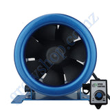 Kit Carbon Filter 150mm x 300mm, 10 Metre Ducting & 150mm EC Mixed flow speed adjustable Fan
