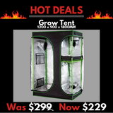 Grow Tent Hulk Silver 2 In 1 style 1200 x 900 x 1800mm