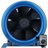 Kit Carbon Filter 250mm x 1000mm, 10 Metre Ducting & 250mm EC Fan speed adjustable