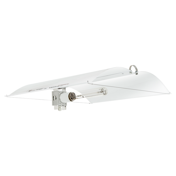 Defender Small White Grow Light Reflector & Lamp Holder - Adjust-A-Wings