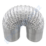 Kit Carbon Filter 125mm x 500mm, 10 Metre Ducting & 125mm Inline Plastic Tube Fan