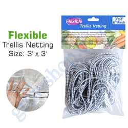 Flexible Trellis Netting 150mm x 150mm squares - 3ft x 3ft unstretched Pack