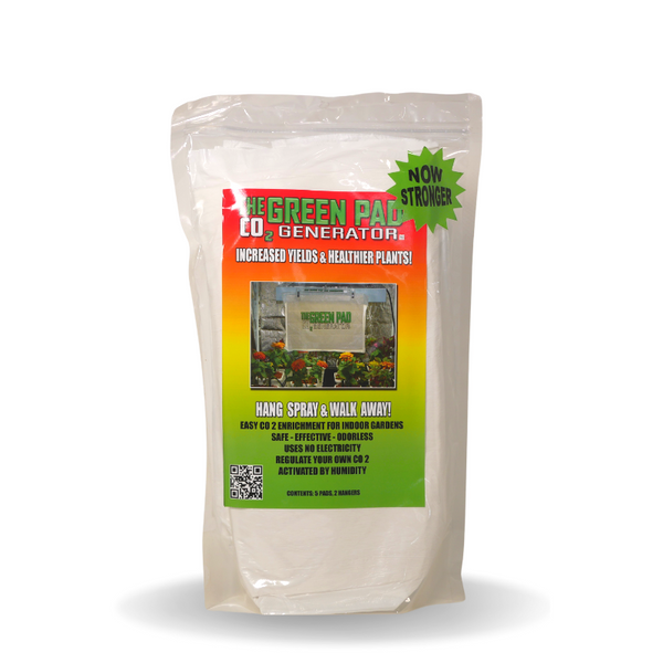 Co2 Standard Pad Plant Booster Suits 5 to 11 Cubic Metre Area Pack of 5 - Green Pad