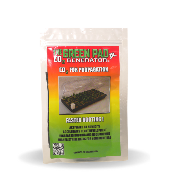 Co2 Junior Pad Propagation & Small Tent Plant Booster Pack of 10 - Green Pad
