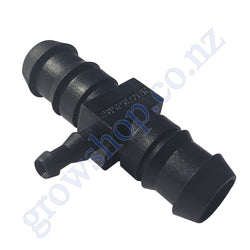Autopot Tee Connector 13mm to 4mm (16mm to 6mm UK measurements)