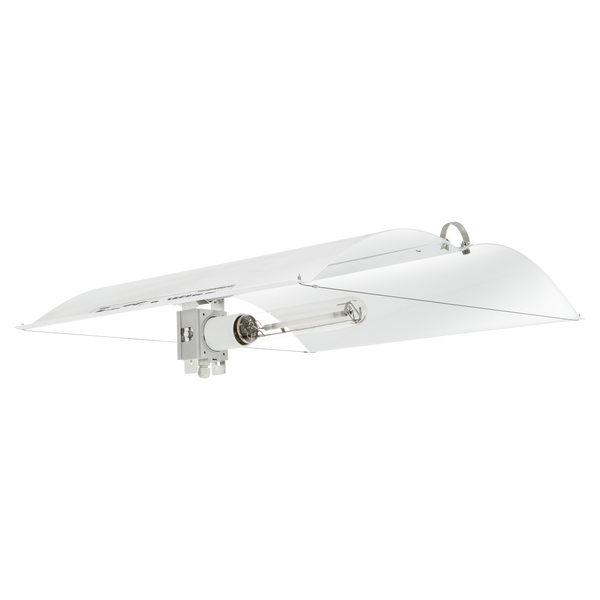 Defender Medium White Grow Light Reflector & Lamp Holder - Adjust-A-Wings