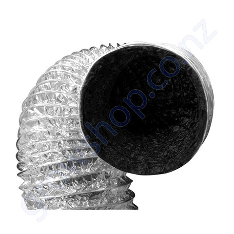 Ducting 315mm x 10 Metres -Black inside Foil outer
