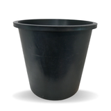 14 Litre Pot with Drain Holes - Black Recycled Plastic NZ Made